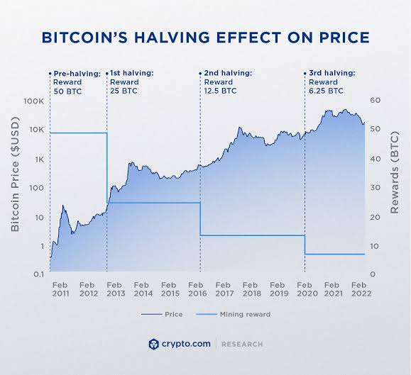 Bitcoin halving by crypto.com